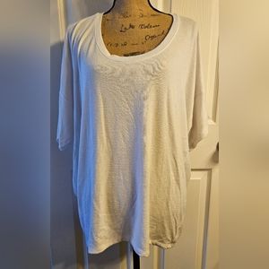 Gap White Loose Crewneck Shirt